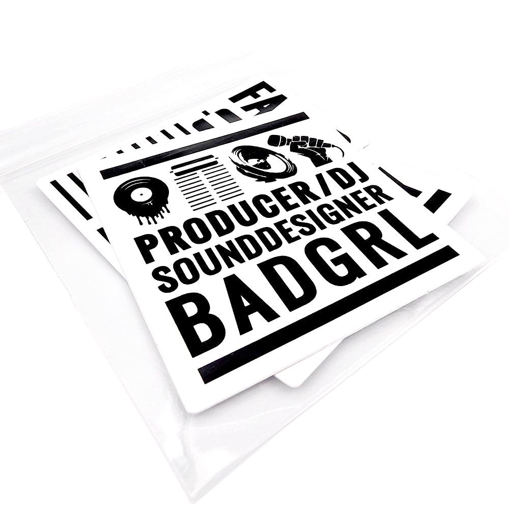 Fader Series™ Stickers - bassgum